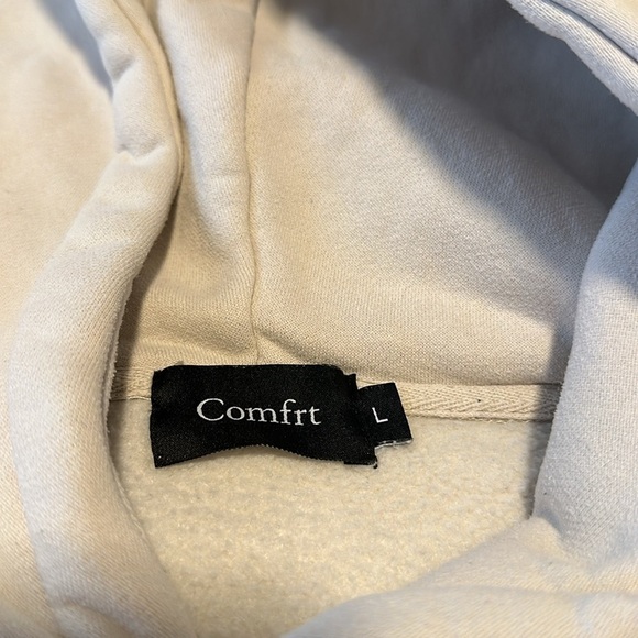 Comfrt ‘Signature Fit Hoodie’ in Bone Size L - Picture 13 of 14